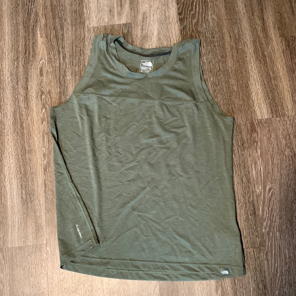 The north face workout tank green xxl